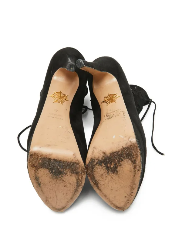 Charlotte Olympia プレオウンド スティレット アンクルブーツ 150mm 