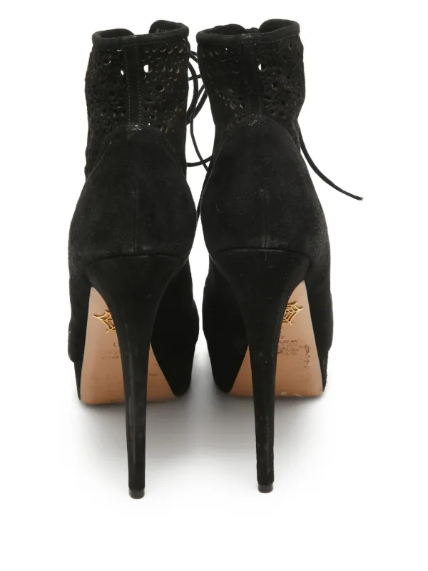 Charlotte Olympia プレオウンド スティレット アンクルブーツ 150mm 