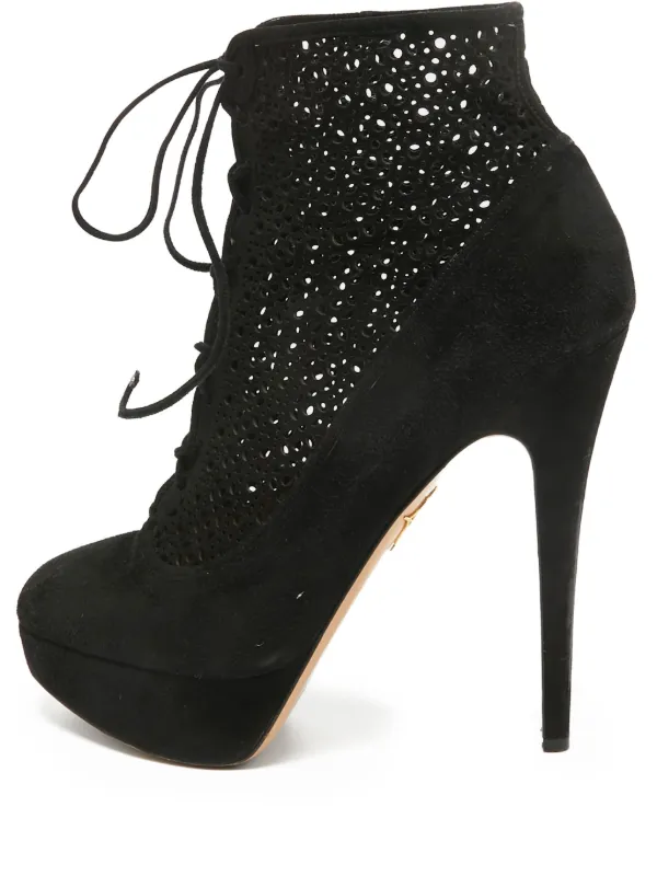 Charlotte Olympia プレオウンド スティレット アンクルブーツ 150mm 