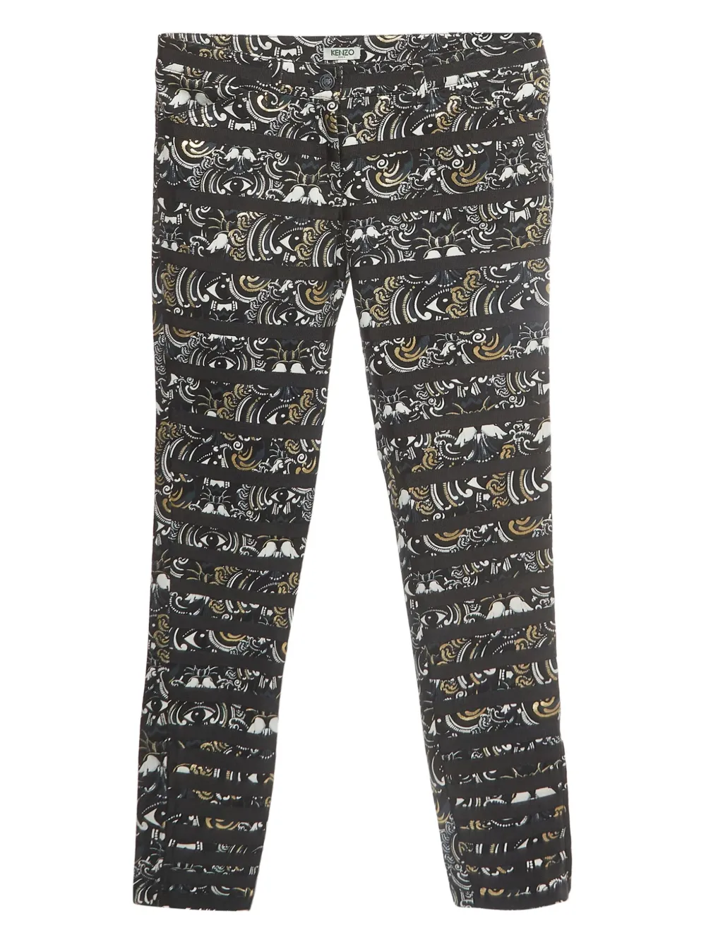 Kenzo Pre-Owned patterned trousers | Black | Image 1