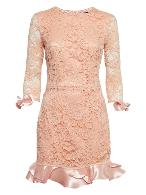 Elisabetta Franchi pre-owned lace-embroidered dress
