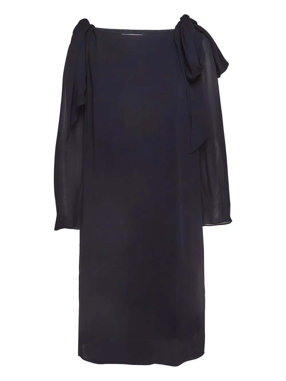 Chloé Pre-Owned robe en crêpe à manches nouées | bleu | Image 1