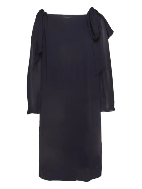 Chloé Pre-Owned crepe tie-sleeve dress