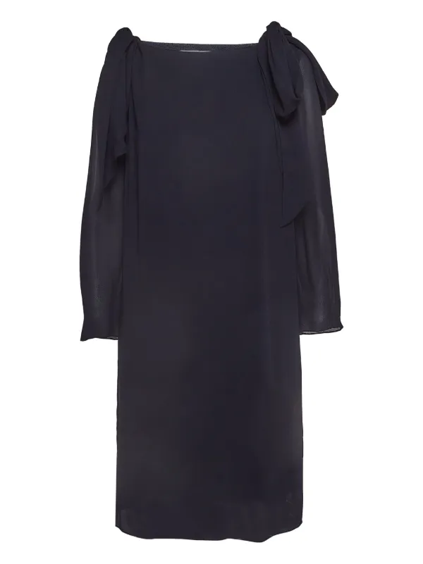 asymmetrical long black dress second hand Unknown Black Evening Dress 20 OWNI