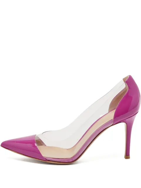 Gianvito Rossi pre-owned 90mm Plexi stiletto pumps