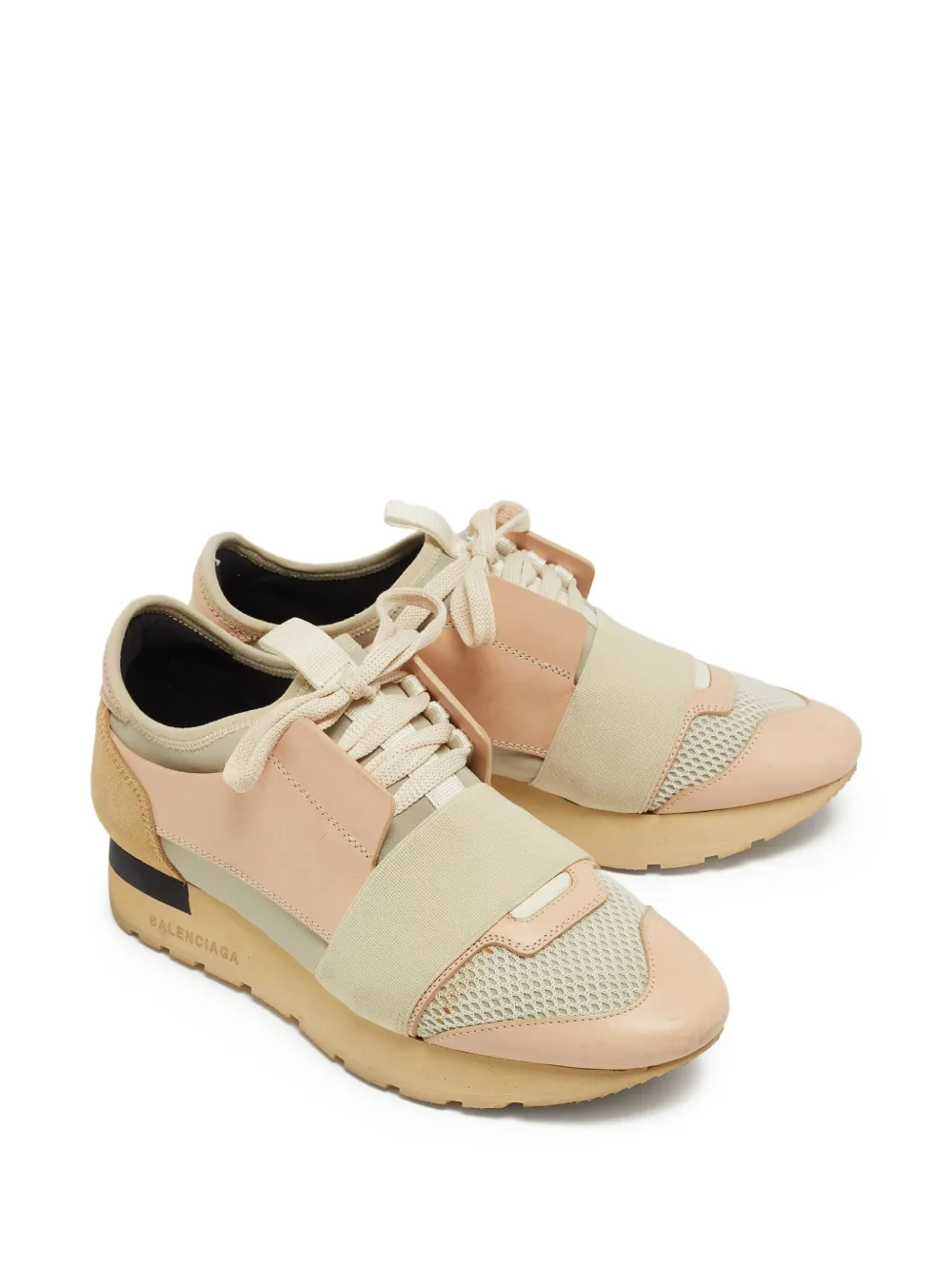 Balenciaga Pre-Owned Race Runner sneakers - Beige