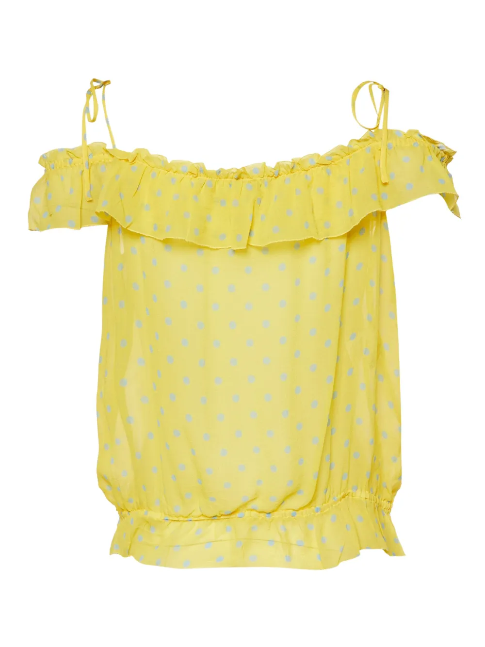 Moschino Pre-Owned ruffled off-shoulder top | Image 2