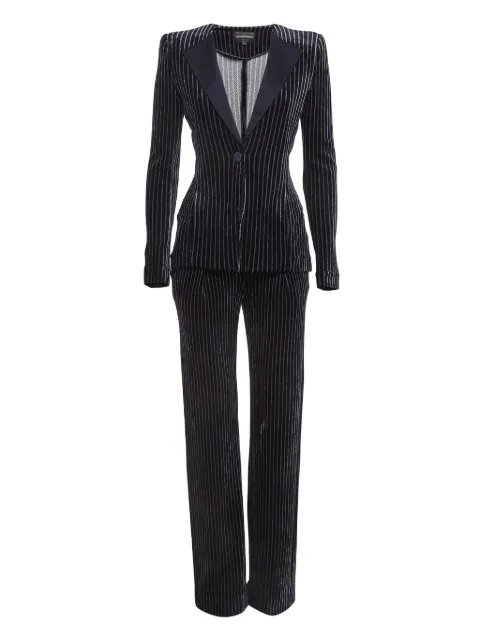 Emporio Armani Pre-Owned pinstripe tailored suit