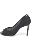 Dolce & Gabbana Pre-Owned 95mm mesh peep-toe pumps - Black