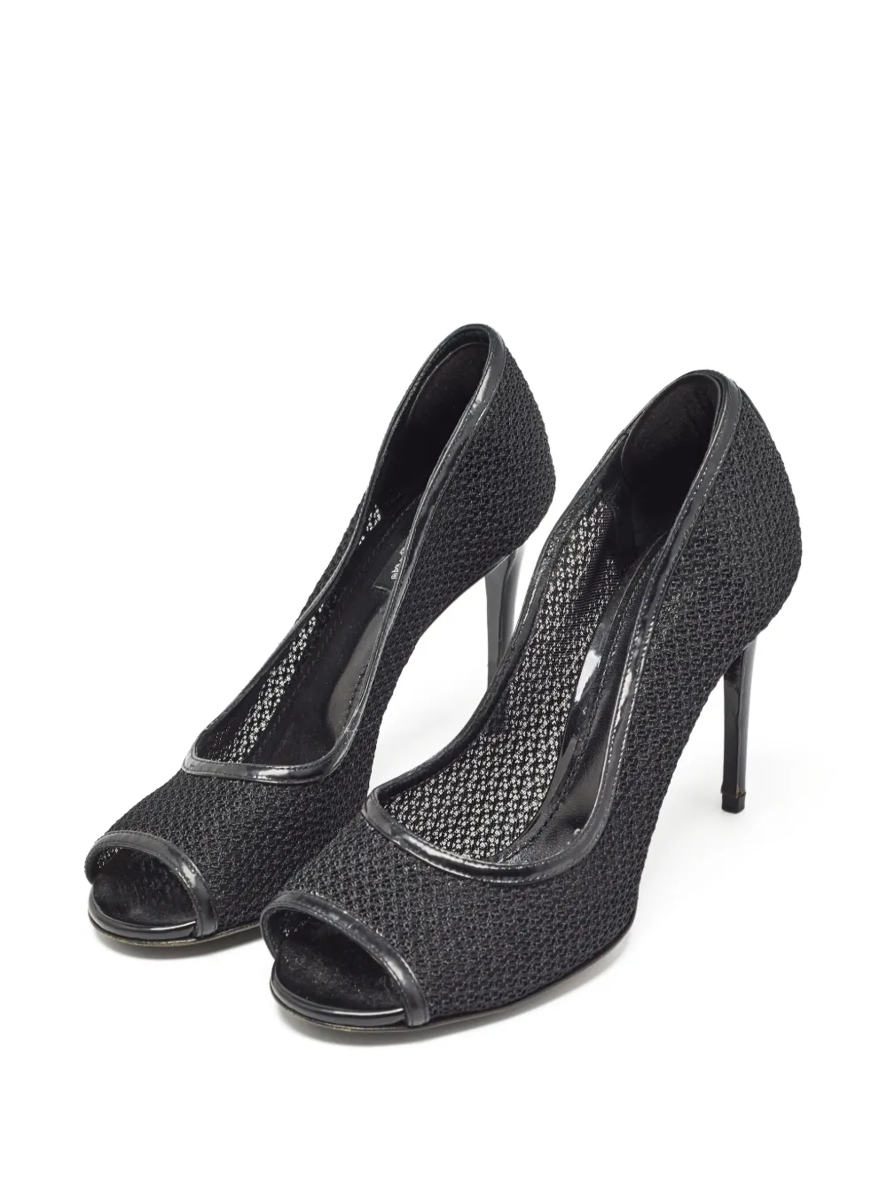 Dolce & Gabbana Pre-Owned zapatillas de malla con peep-toe y tacón de 95mm | Image 2
