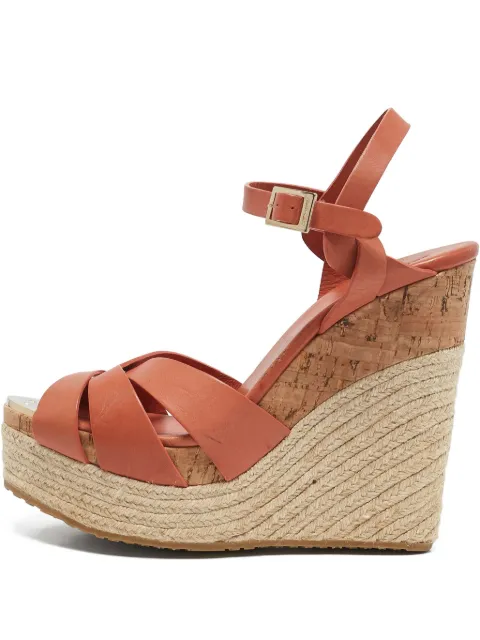 Jimmy Choo Pre-Owned espadrilles compensées 140 mm