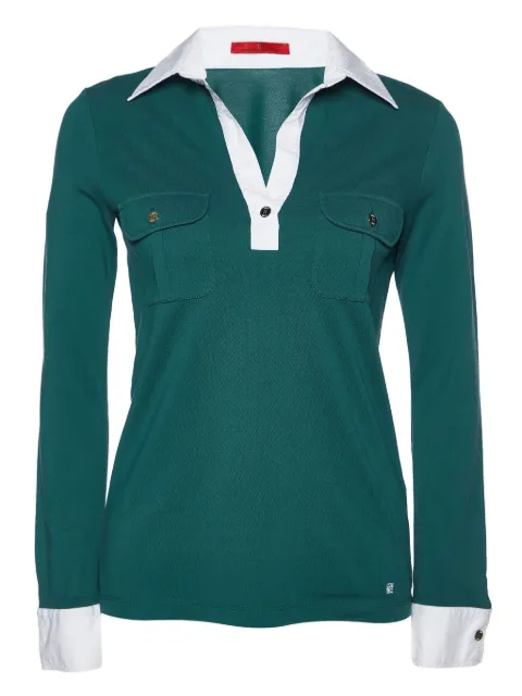 Carolina Herrera Vintage pre-owned long-sleeve polo top