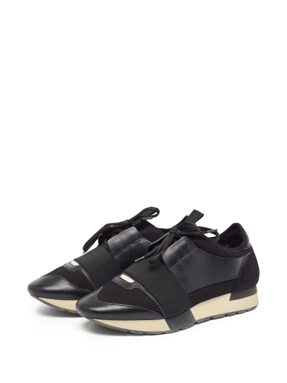 Balenciaga Pre-Owned Race Runner panelled low-top sneakers | Image 2