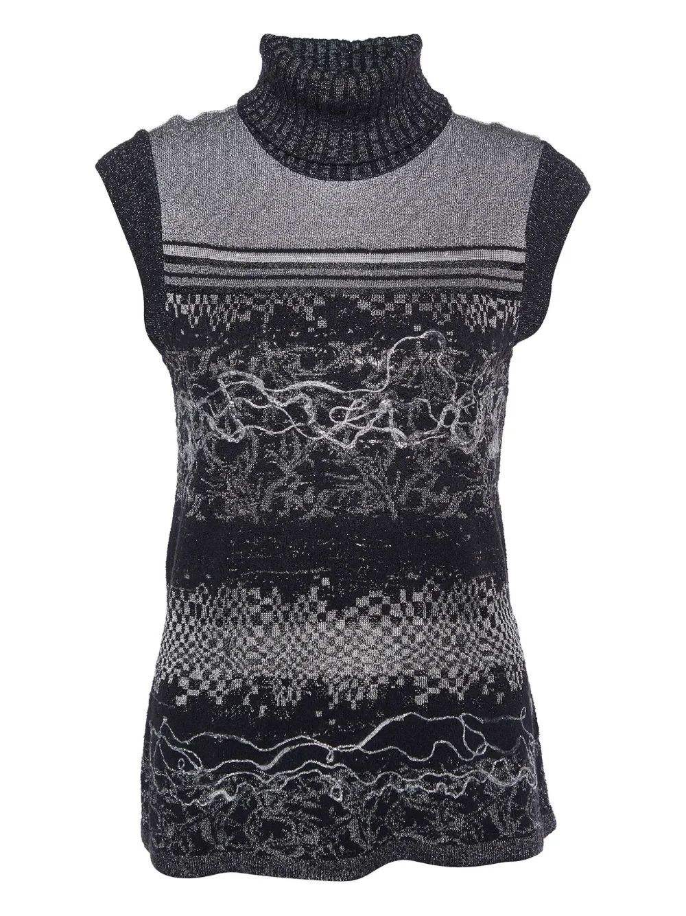Kenzo Pre-Owned 2023 turtleneck knitted sweater | Black | Image 1