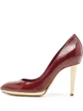 Sergio Rossi Vintage 90mm patent-leather pumps - Red