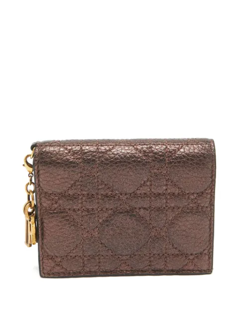 Christian Dior Pre-Owned quilted leather cardholder