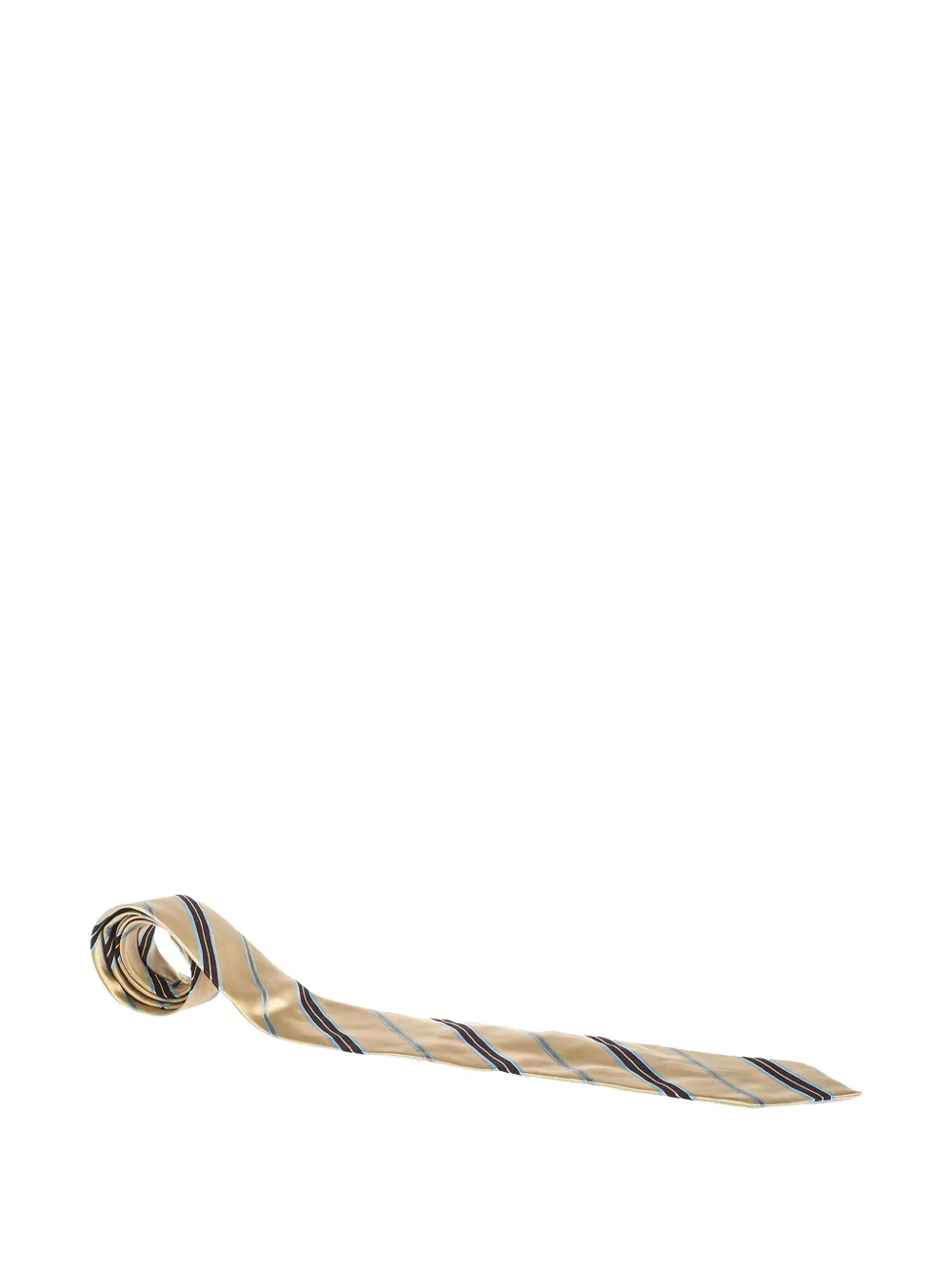 diagonal-stripe silk tie
