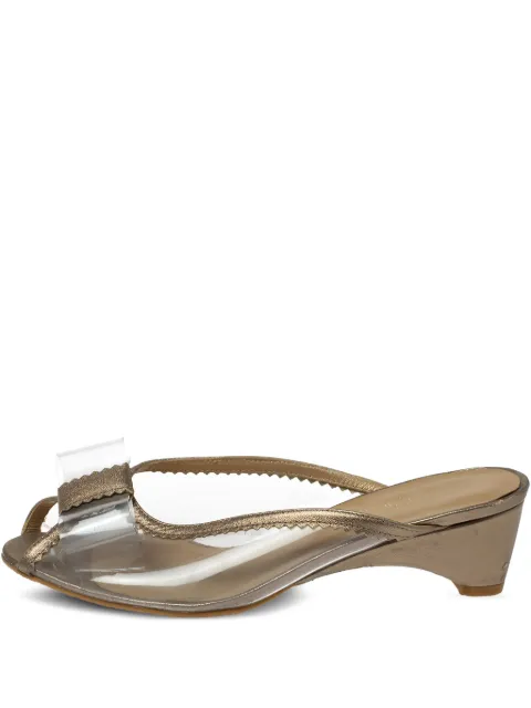 Stuart Weitzman sandalias con cuña de 45mm