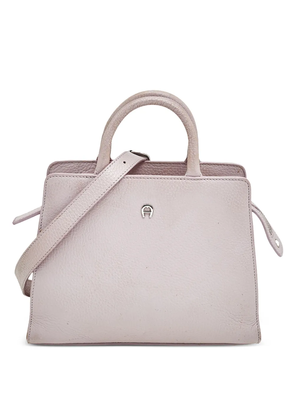 Aigner Kids pre-owned small Cybill leather tote bag - Rosa