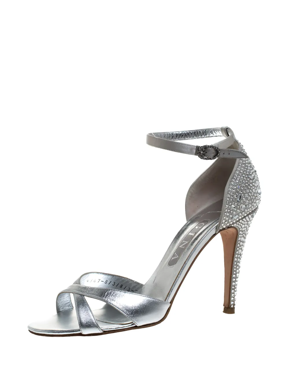 Gina 2024 110mm crystal-embellished sandals | Heeled Sandals | Image 2
