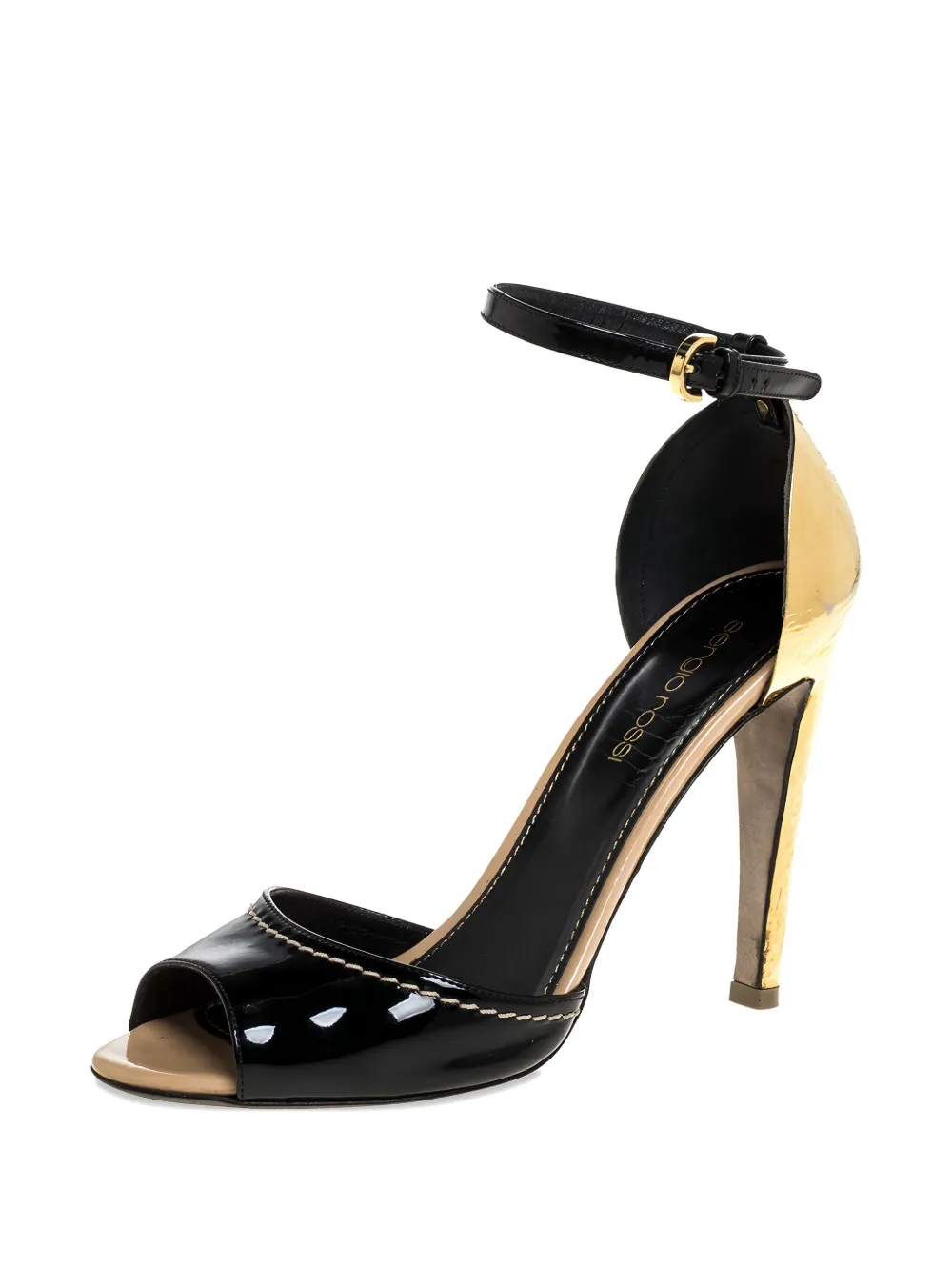 Sergio Rossi Vintage 110mm leather heeled sandals | Image 2