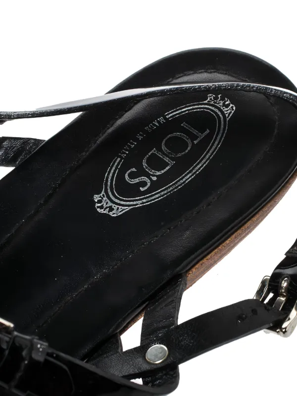 フラットシューズ TOD'S SMOOTH LEATHER FLAT SANDALS nm_4905551_100106_m