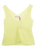 Marni Pre-Owned 2020 peplum top - Yellow