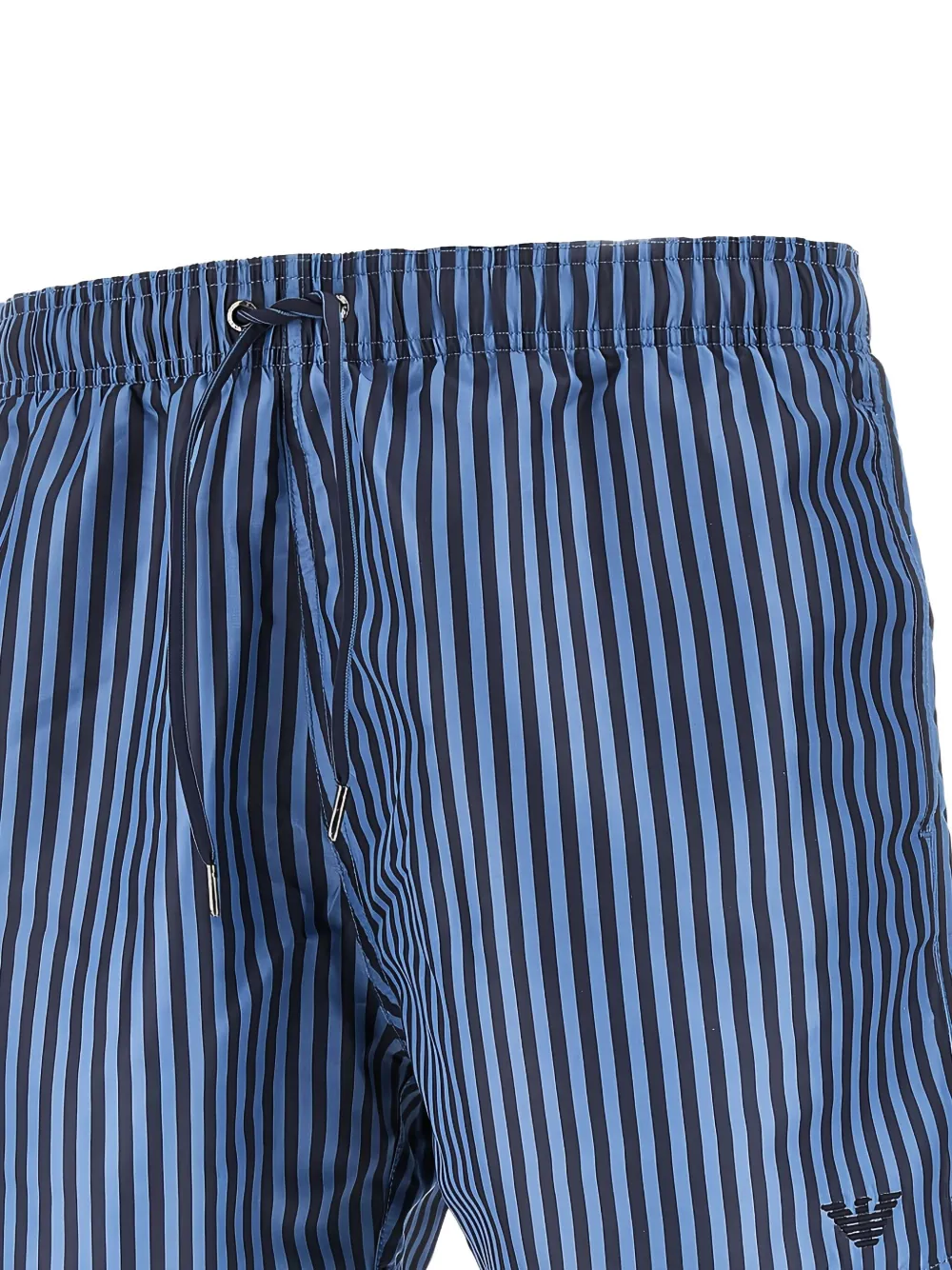 Emporio Armani Gestreepte zwembroek Blauw