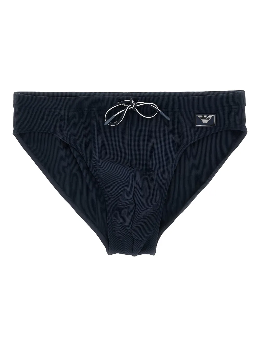 Emporio Armani Seersucker zwembroek Blauw