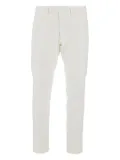 Santaniello stretch-cotton trousers - White