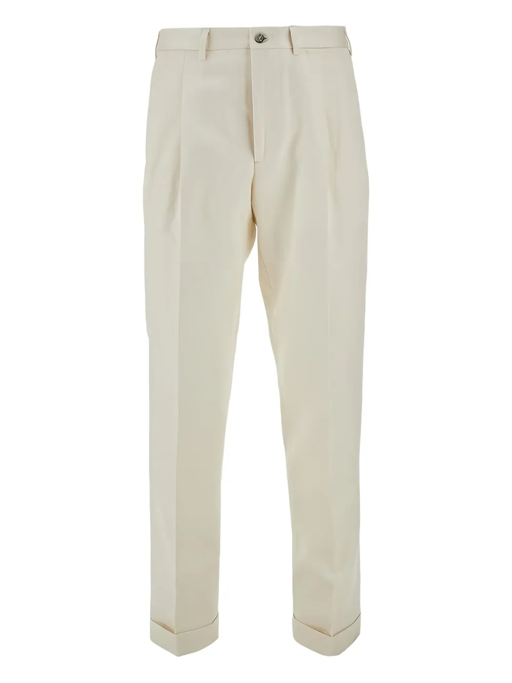 Santaniello pleat-detailed trousers | Neutrals | Image 1