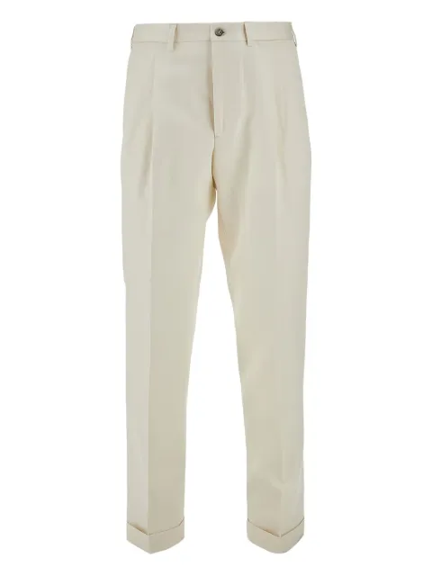 Santaniello pleat-detailed trousers