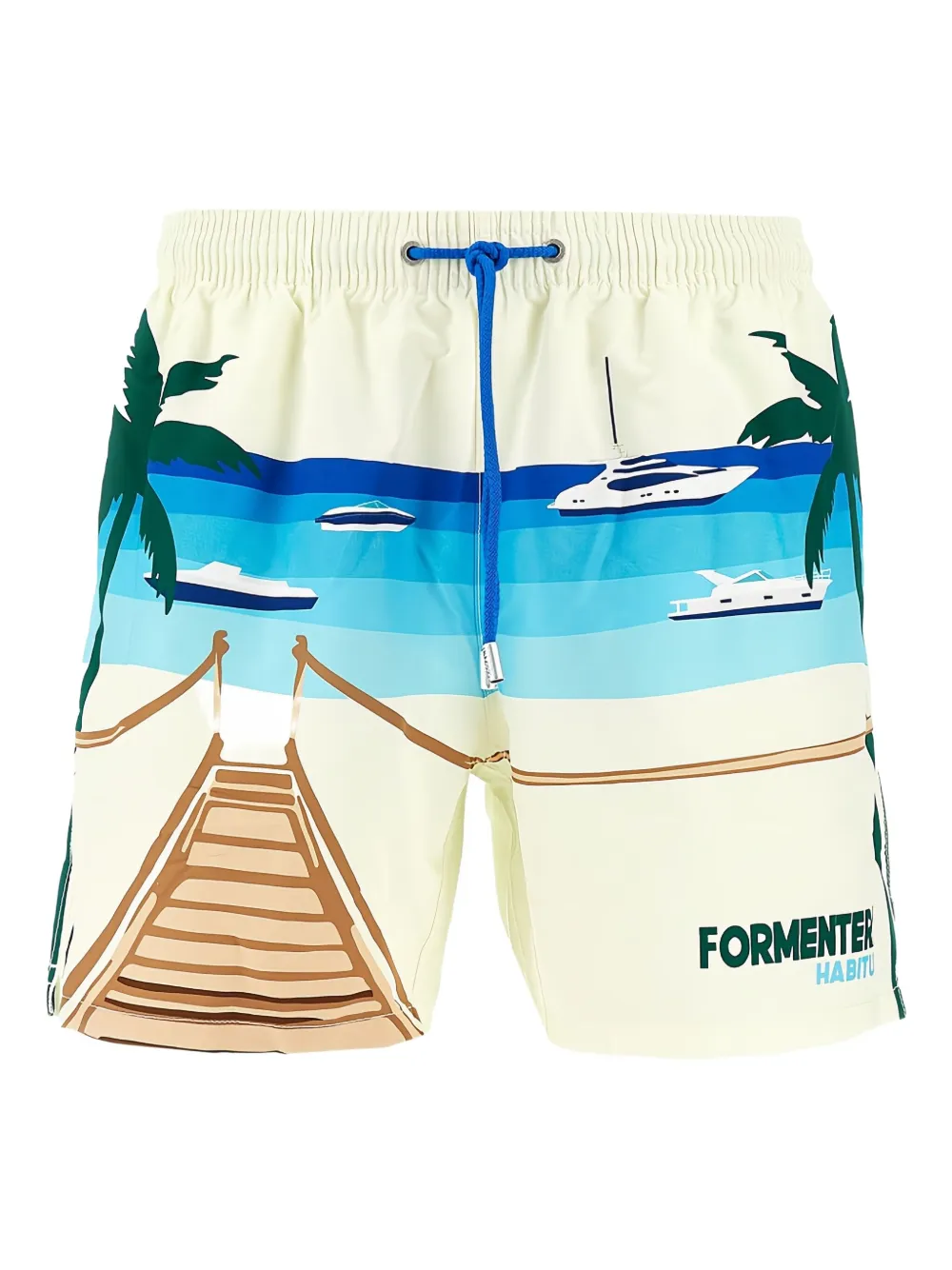 MC2 Saint Barth graphic-print swim shorts | neutro | Image 1