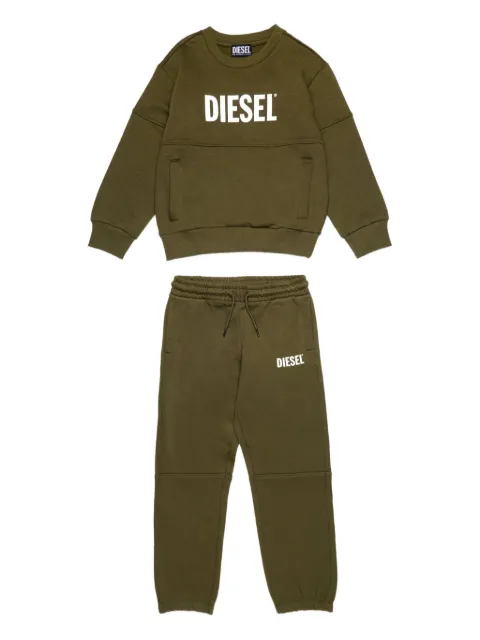Diesel Kids logo-embroidered tracksuit (set of two)