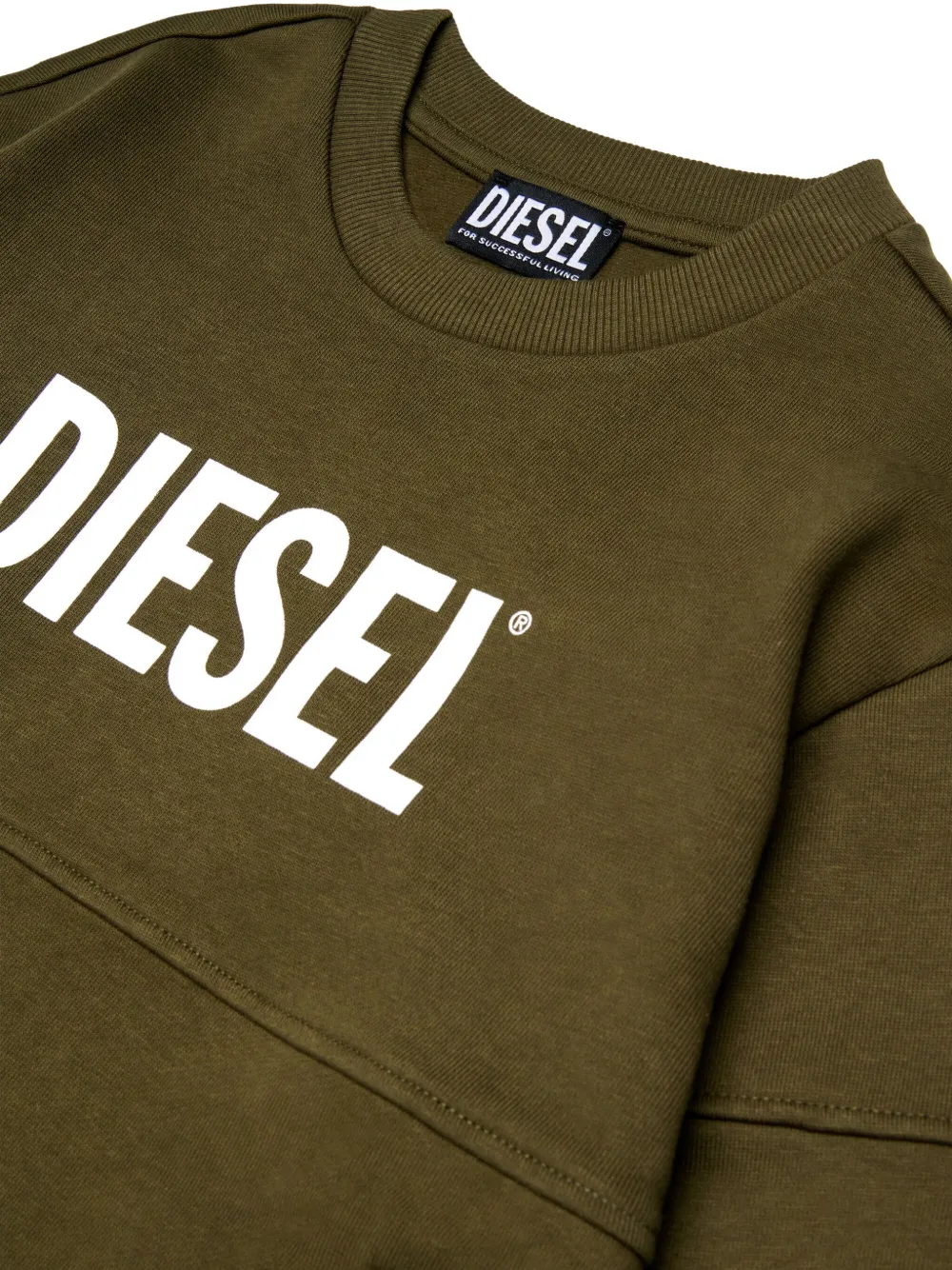 Diesel Logo-embroidered Tracksuit (set Of Two) In Green