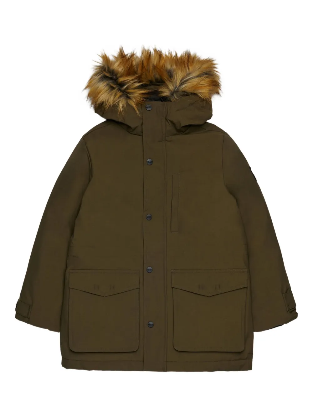 Diesel Kids Cappotto con cappuccio - Verde
