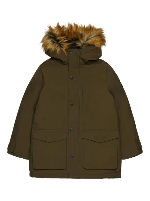 Diesel Kids abrigo con capucha y ribete