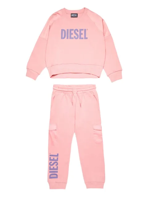 Diesel Kids logo cargo tracksuit set