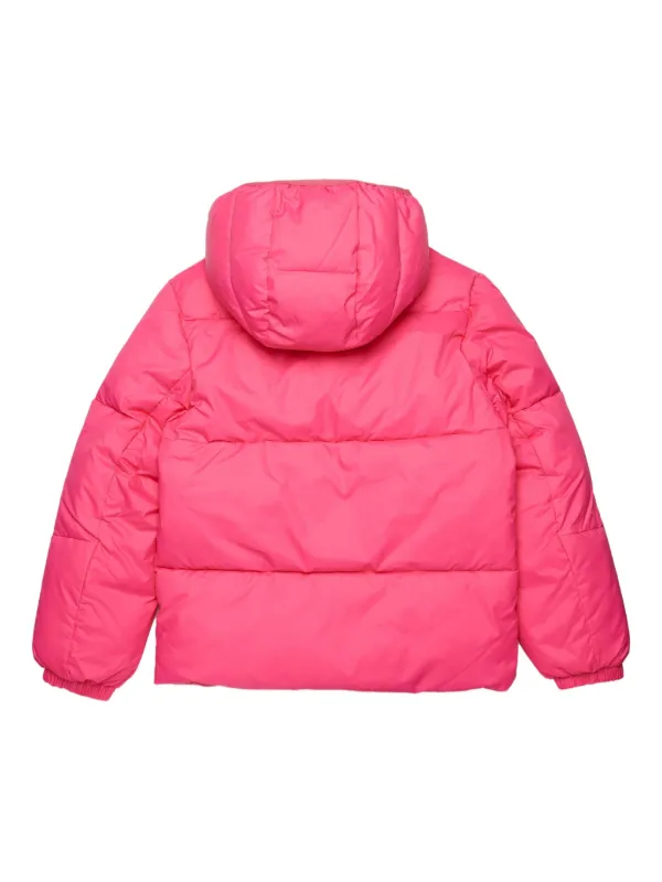 Diesel Kids フーデッド パデッドジャケット | ピンク | FARFETCH JP