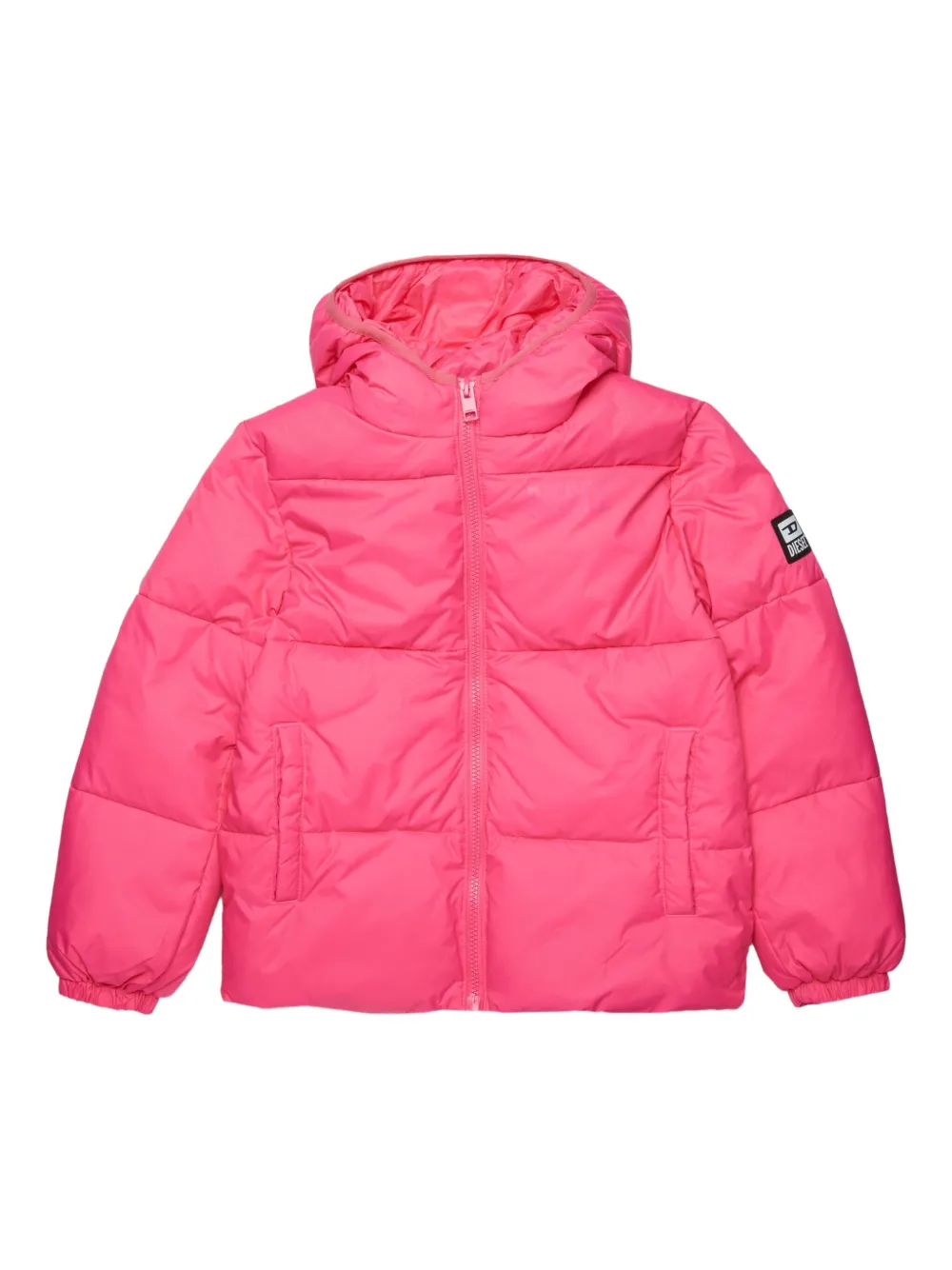 Diesel Kids Donsjack met capuchon Roze