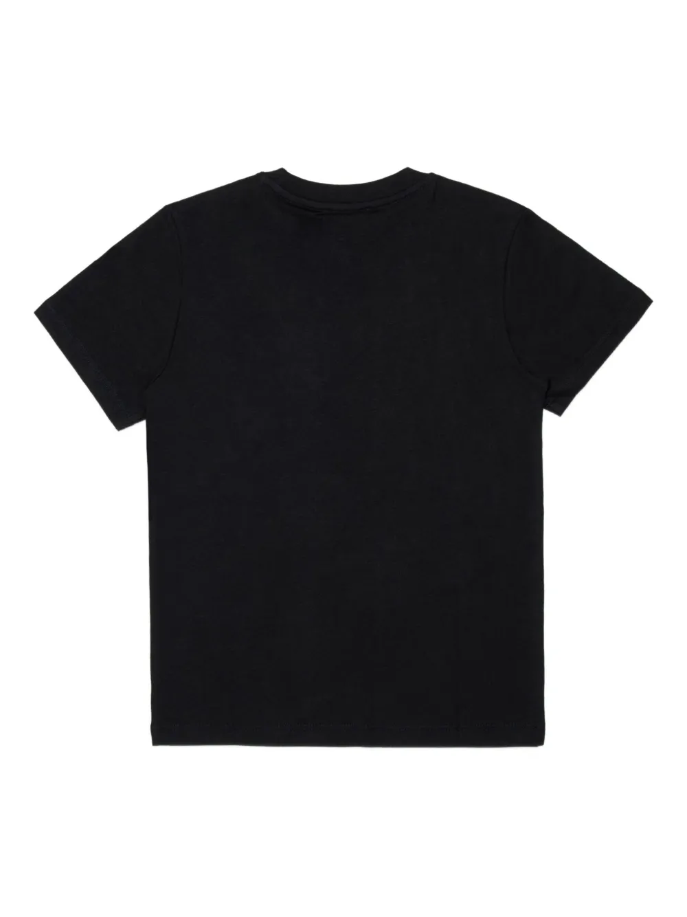 Diesel Kids T-shirt met mozaïek-logo Zwart