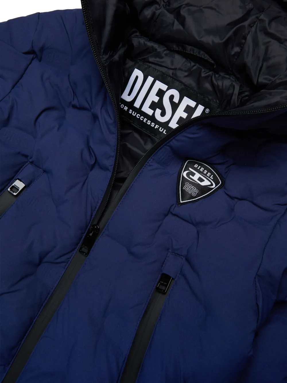 Diesel Kids Gewatteerd jack Blauw