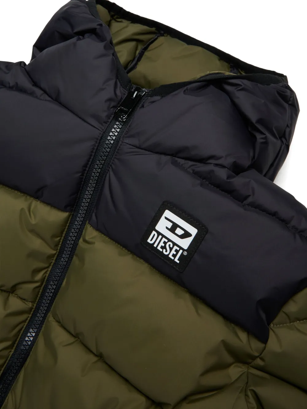 Diesel Kids Gewatteerd jack Groen