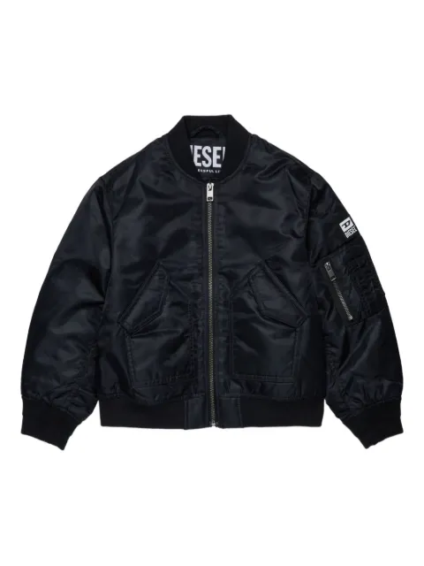 Diesel Kids zip-fastening bomber jacket