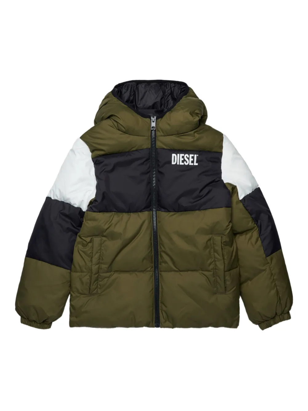 Diesel Kids Jack met colourblocking Groen