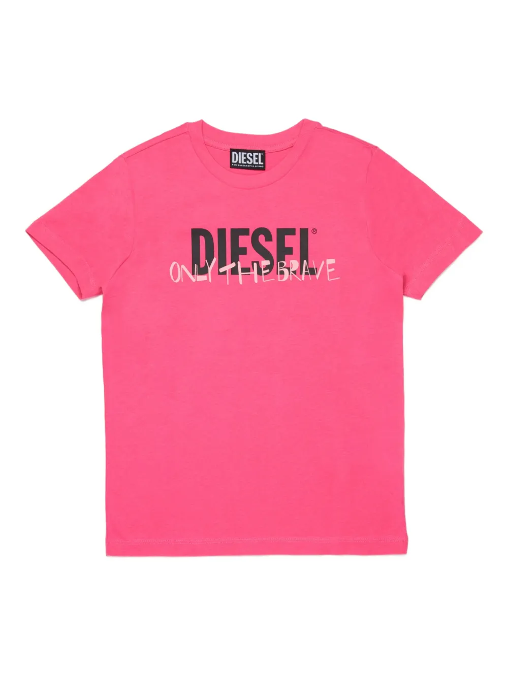Diesel Kids Only The Brave Tシャツ - ピンク Diesel Kids Only The Brave Tシャツ - ピンク