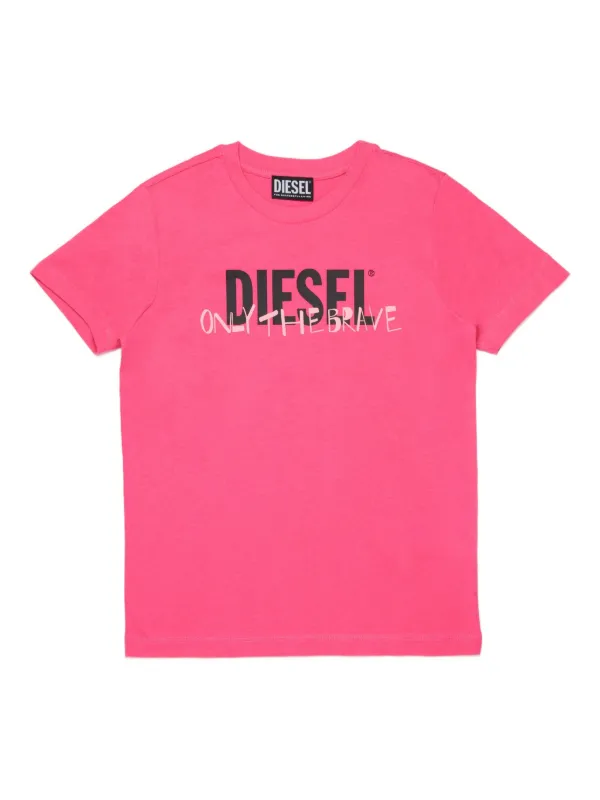 DIESEL T-ERE Tシャツ ピンク DIESEL（ディーゼル） メンズクルーネックTシャツ A16146 0CPAJ / T