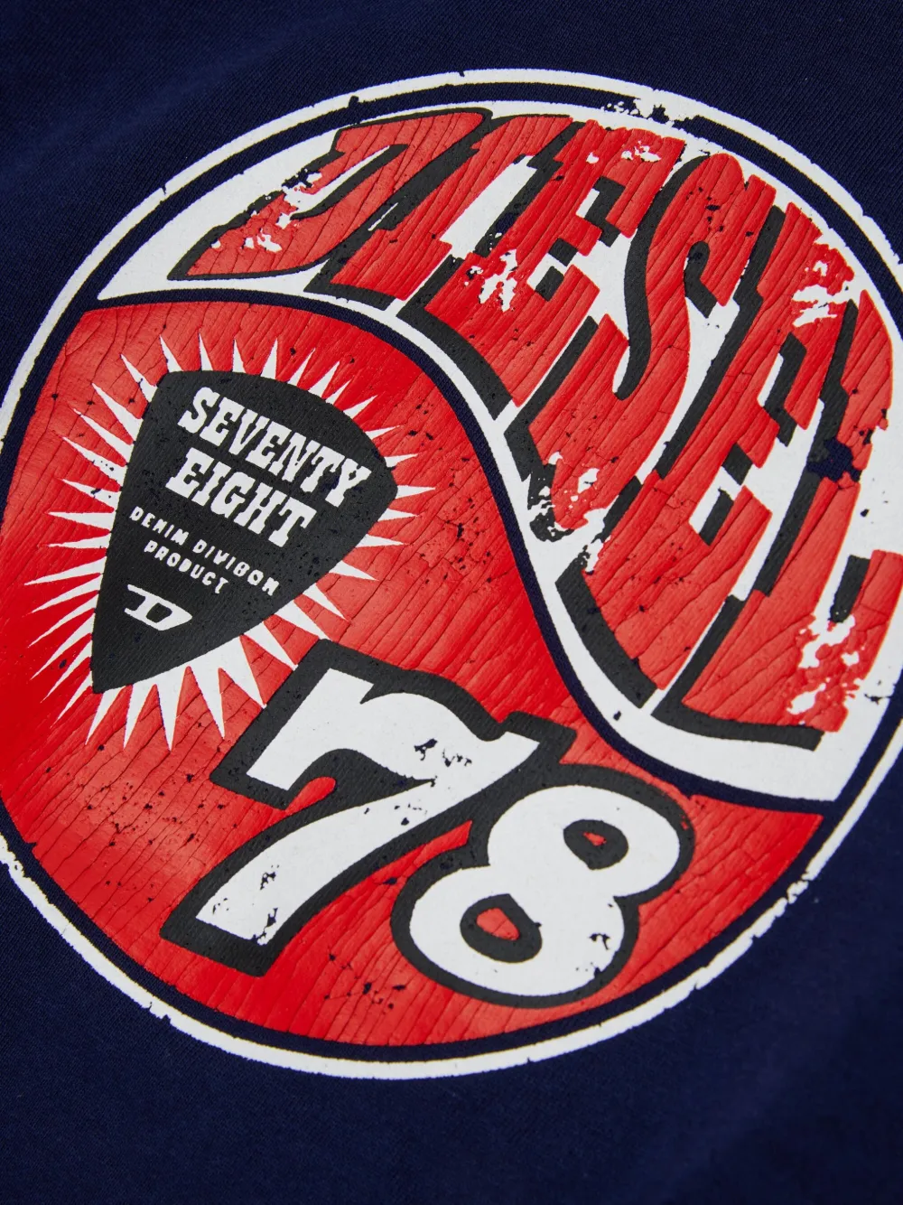 Diesel Kids Sweater met logoprint Blauw