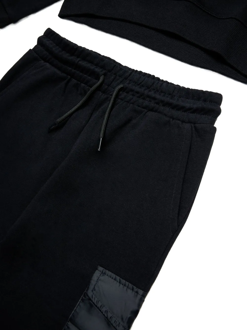 Diesel Kids Trainingspak met logodetail Zwart