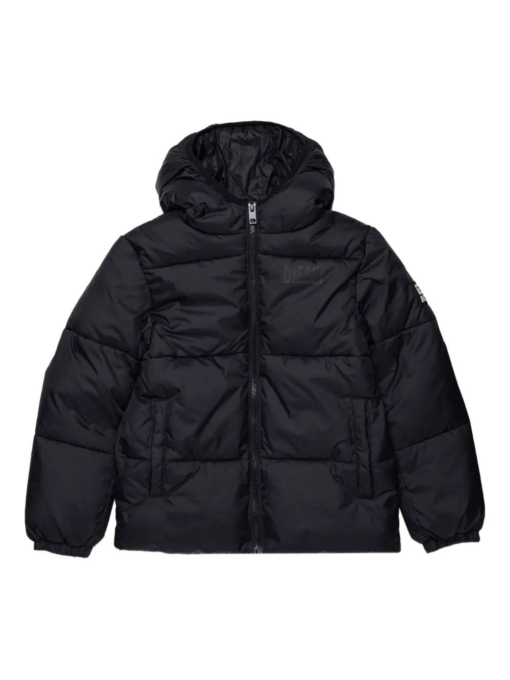 Diesel Kids Donsjack met capuchon Zwart